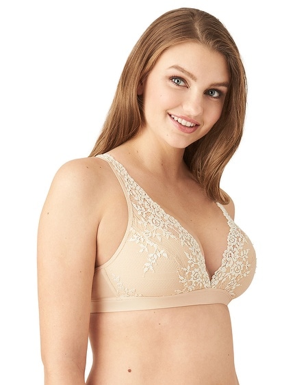 Shop Soma Women's Wacoal Embrace Lace Soft Cup Bra In White Size 36 |