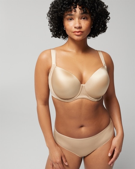 Shop Soma Women's Stunning Support Smooth Full Coverage Bra In Brown Size 36g |