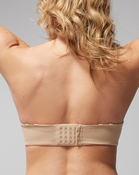 Shop Soma Women's Enbliss Wireless Stay Put Multi-way Strapless Bra In Brown Size 40c |