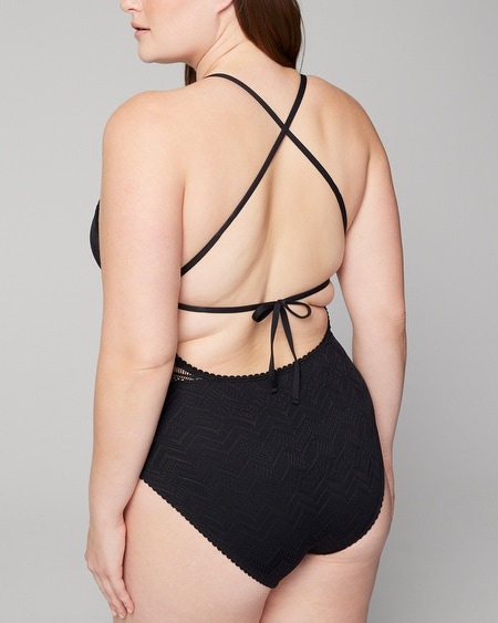 Shop Soma Women's Crochet One-piece Swimsuit In Ruby Size 6 |