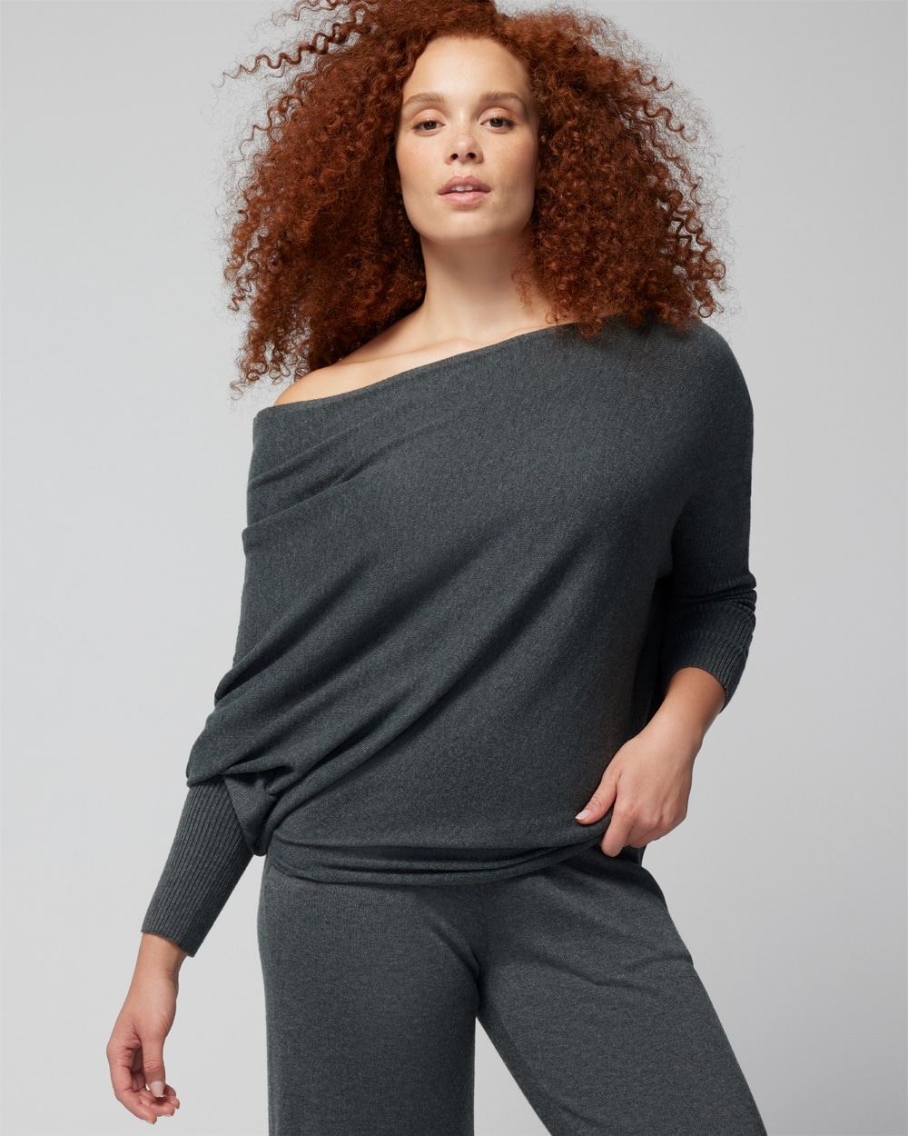 Luxe Soft Off-The-Shoulder Sweater