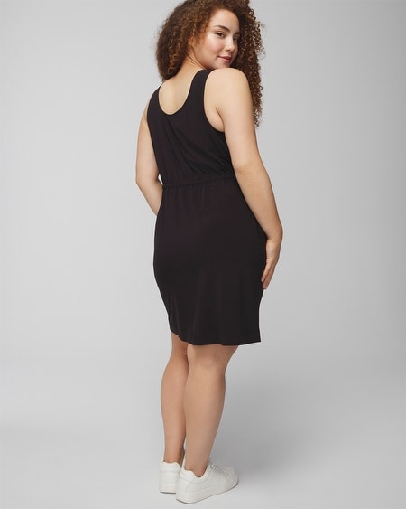 Shop Soma Women's Everstretch Tank Top Cargo Dress In Black Size Medium |